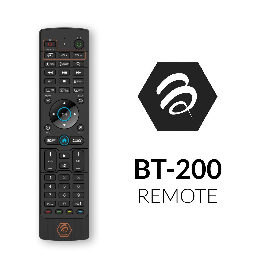 BuzzTV BT-200 Control remoto de reemplazo de fábrica