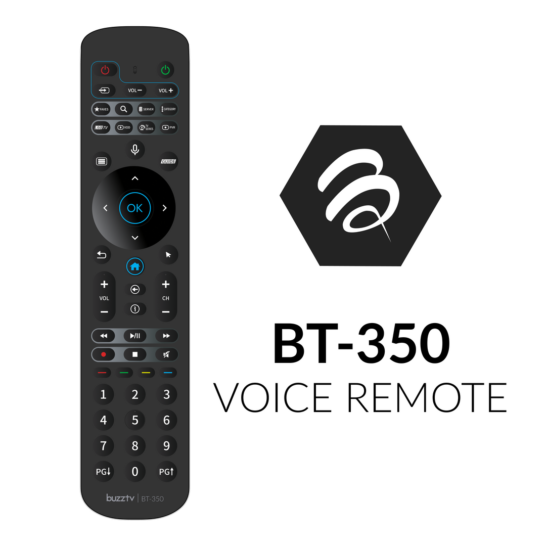 BuzzTV BT-350 Voice Remote