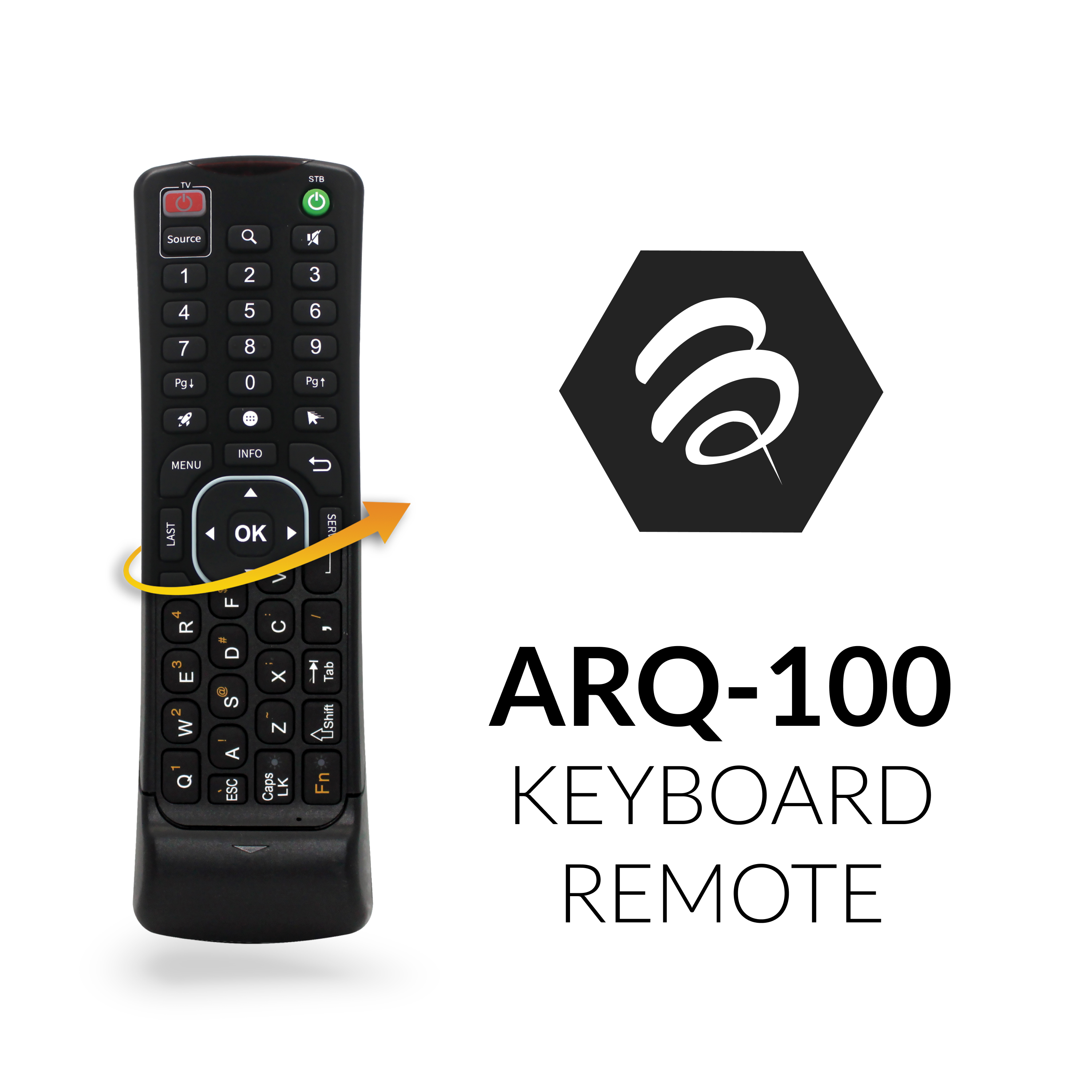 Buzz Keyboard BuzzTV ARQ-100 Keyboard Remote – BuzzTV Direct