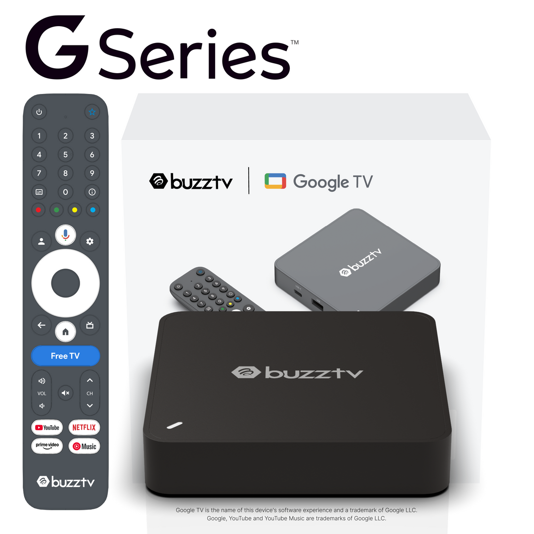 BuzzTV G-Series Set Top Box | Google TV™ (Pre-Order)