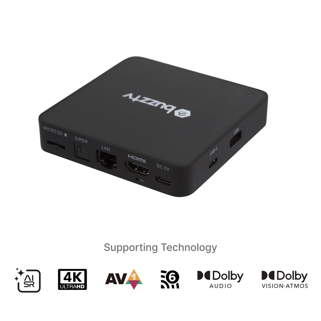 BuzzTV G-Series Set Top Box | Google TV™ (Pre-Order)