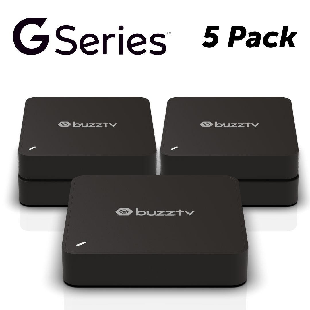 BuzzTV G-Series Set Top Box | Google TV™ | Multi-Pack