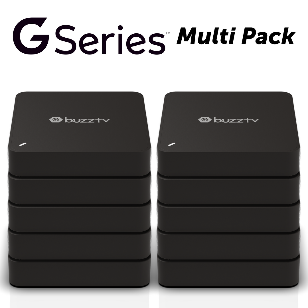 BuzzTV G-Series Set Top Box | Google TV™ | Multi-Pack