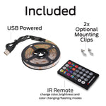 Load image into Gallery viewer, Monster 6.5FT Sound Reactive Color flow LED Light Strip
