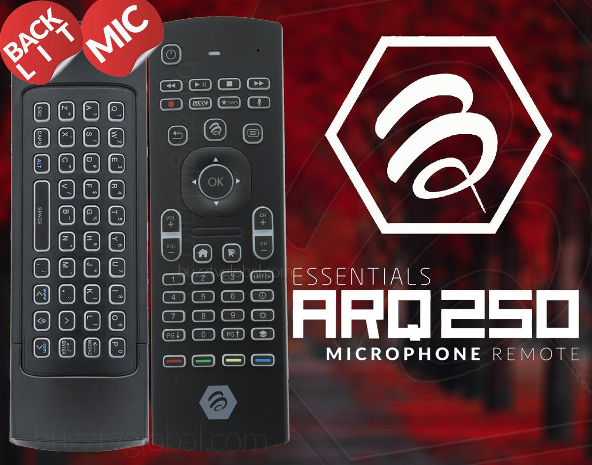 BuzzTV ARQ-250 Keyboard Remote – BuzzTV Direct