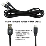 Load image into Gallery viewer, BuzzTV Power Supply + 6FT Type &quot;C&quot; Cable - BuzzTV Global
